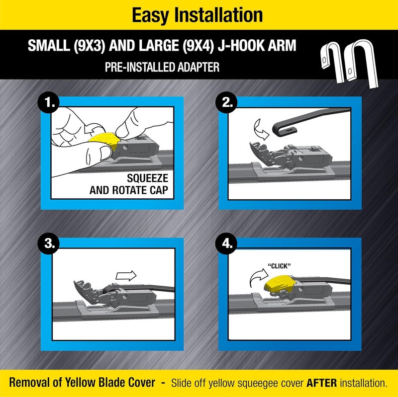 Rainx 870117 Truck & SUV Rugged Series Premium Wiper Blades, 17 Inch Windshield Wipers (Pack Of 1), Automotive Replacement Windshield Wiper Blades Engineered For All Driving Adventures - Image 2